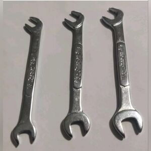 Snap On 3pc Ignition Wrench Set 15/64 X 1/4, 5/16 X 9/32, 11/32 X 3/8